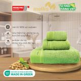  Khăn Tắm, Khăn Gội/Mặt, Khăn Tay Cao Cấp Mollis Chất Liệu Soybean Đậu Nành Tái Tạo Làn Da, Thấm Hút Tốt Và Mềm Mại, Phù Hợp Làm Quà Tặng, Du Lịch, Spa, Salon BMB4-FMD4-HME2 
