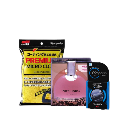  [COMBO] Khăn siêu thấm hút nước và Nước hoa nội thất và Phục hồi chi tiết nhựa nhám | C-157 K-55 K-56 K-57 L-87 
