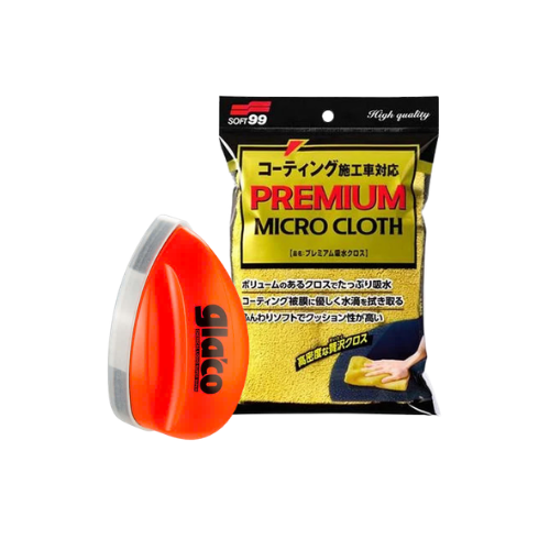  Bộ Chăm sóc kính: Glaco Q + Premium Micro Cloth | G-61 + C-157 