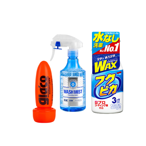  Bộ Chăm toàn diện: Glaco "W" Jet Strong + Fukupika Spray Advance + Wash Mist | G-97 + W-541 + L-82 