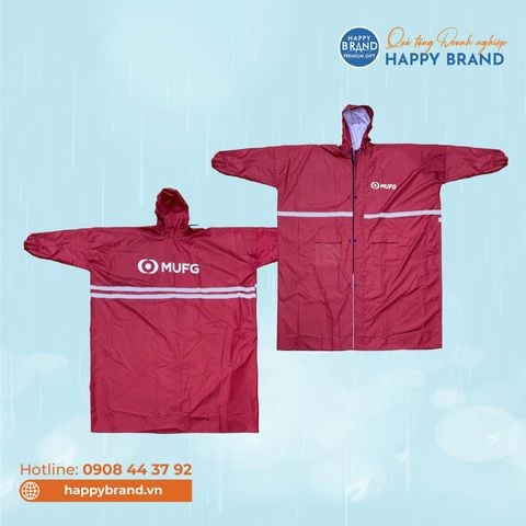 ÁO MƯA MĂNG TÔ PHỐI DÂY PHẢN QUANG - MUFG