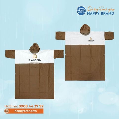ÁO MƯA CÁNH DƠI NHỰA PHỐI MÀU - SAIGON PARKING MANAGEMENT