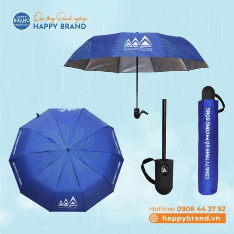 Dù cầm tay gấp 3 - GỖ PHƯƠNG ĐÔNG