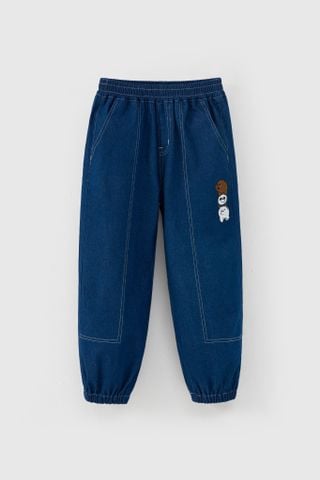 Quần jeans dài bé trai Rabity 141.001