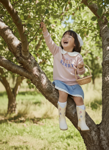 Áo nỉ dài tay bé gái Rabity 914.003