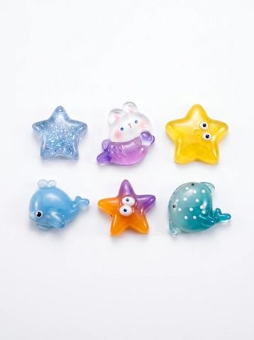 Set 8 charm gắn dép sục Rabity 388.005.2 (Màu ngẫu nhiên)