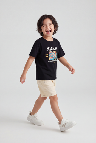 Áo thun ngắn tay Mickey bé trai Rabity 500.061