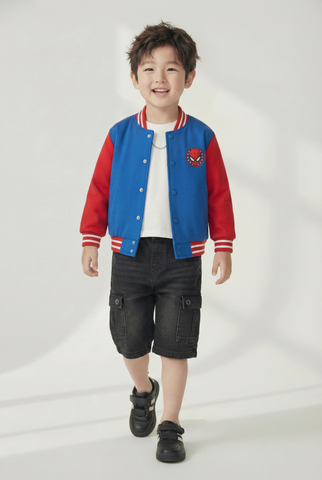 Áo khoác bóng chày Spider-man bé trai Rabity 524.900