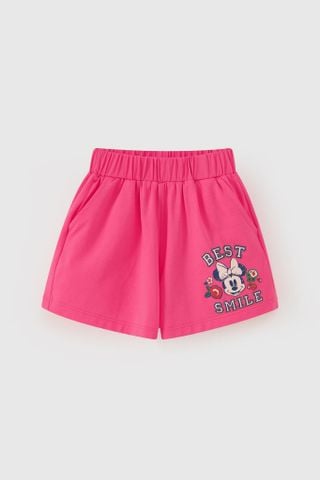 Quần short thun Minnie bé gái Rabity 533.001