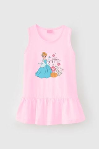 [Độc quyền Online] Đầm thun sát nách Lọ Lem Cinderella Disney bé gái Rabity 552.900