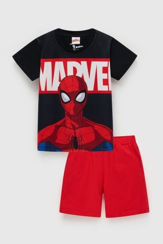 Bộ thun ngắn tay Spider-Man bé trai Rabity 560.903