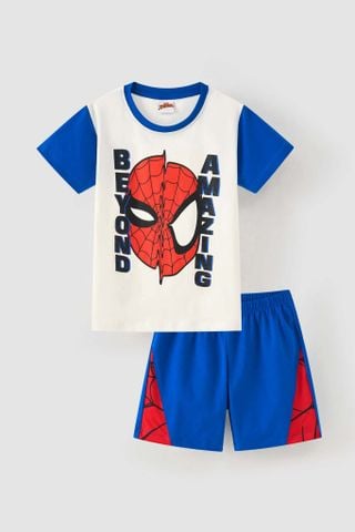 [Độc quyền Online] Đồ bộ thun tay ngắn Spider-Man Marvel bé trai Rabity 560.900