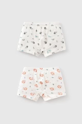 Set 2 quần lót đùi modal bé trai Rabity 635.008