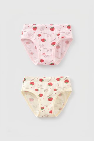 Set 2 quần lót tam giác modal bé gái Rabity 635.010