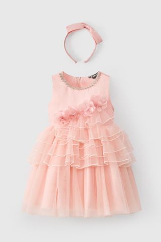 Đầm váy công chúa bé gái Rabity 653.003