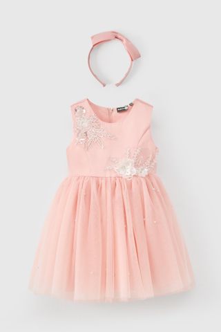 Đầm váy công chúa bé gái Rabity 653.004