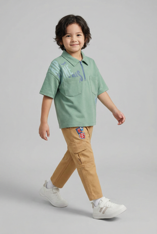 Quần dài kaki bé trai Rabity x ELLE Kids - designed in Paris 83012