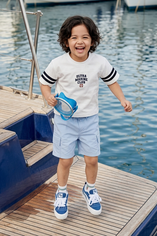 Áo thun ngắn tay bé trai Rabity 900.178