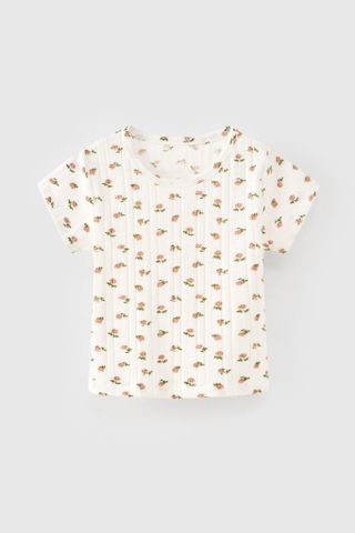 Áo thun ngắn tay bé gái Rabity 900.137