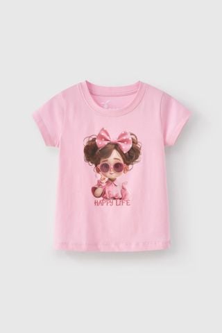 Áo thun ngắn tay bé gái Rabity 900.176