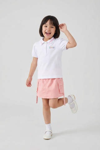 Áo thun polo ngắn tay bé gái Rabity 901.002