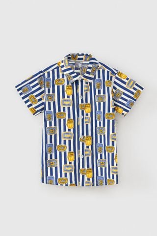 Áo sơ mi ngắn tay bé trai Rabity 902.053