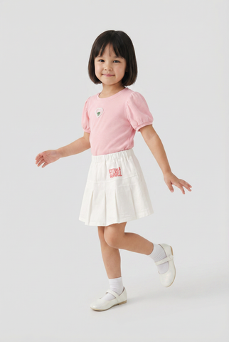 Áo thun ngắn tay bé gái Rabity 903.009