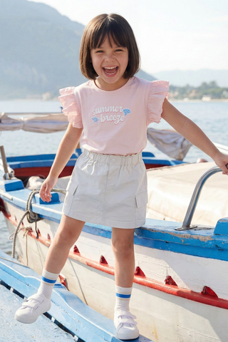 Áo thun ngắn tay kiểu bé gái Rabity 903.026