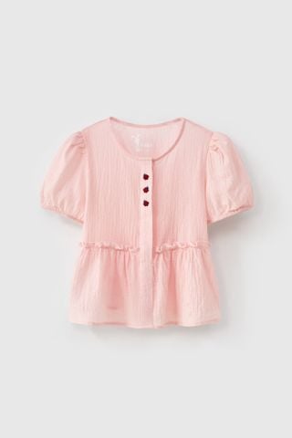 Áo kiểu ngắn tay thô bé gái Rabity 903.018