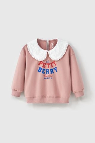 Áo nỉ dài tay bé gái Rabity 914.003