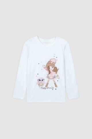 Áo thun dài tay bé gái Rabity 910.035