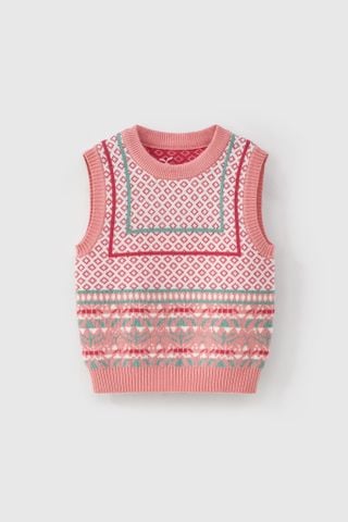 Áo gile bé gái Rabity 918.001