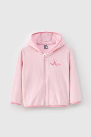 Áo khoác nỉ bé gái Rabity 924.005