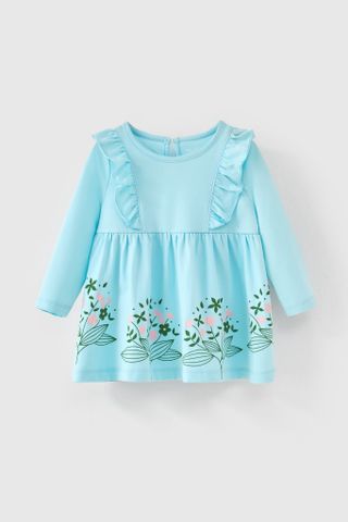 Đầm váy thun dài tay bé gái Rabity 92774