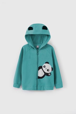 Áo khoác nỉ dài tay bé trai Rabity 92778