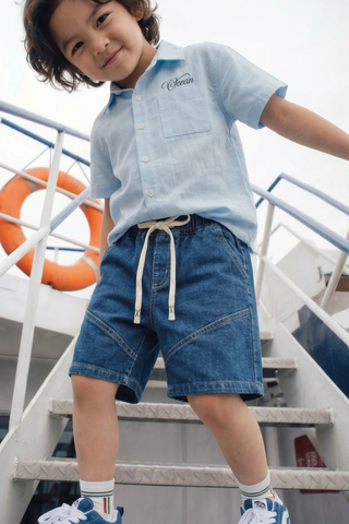 Quần short jeans bé trai Rabity 931.032