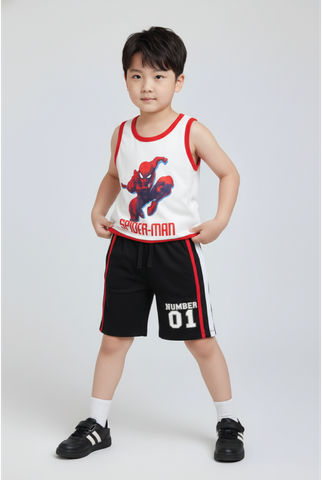 [Độc quyền Online] Quần short thun lưng chun Number 01 bé trai Rabity 933.901