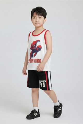 [Độc quyền Online] Áo thun sát nách người nhện Spider-Man Marvel bé trai Rabity 505.901