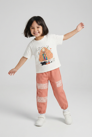 Quần thun kaki dài bé gái Rabity 944.001