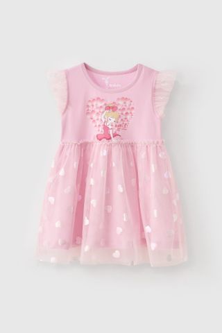 Đầm voan ngắn tay bé gái Rabity 950.124