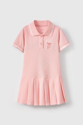 Đầm ngắn tay polo bé gái Rabity 950.145