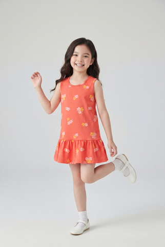 Đầm thun bé gái Rabity 952.101