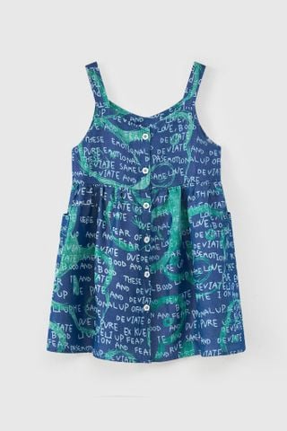 Đầm váy hai dây bé gái Rabity 954.013