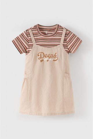 Đầm váy yếm bé gái Rabity 956.004