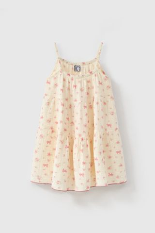 Đầm thô 2 dây bé gái Rabity 954.011