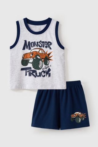 Bộ thun sát nách bé trai Rabity 967.003