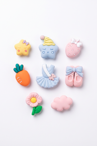 Set 8 charm Nắng Mới - Tiny Garden Rabity 388.004