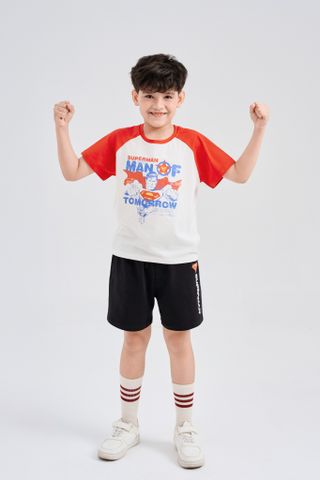 Áo thun Superman ngắn tay bé trai Rabity 100.002