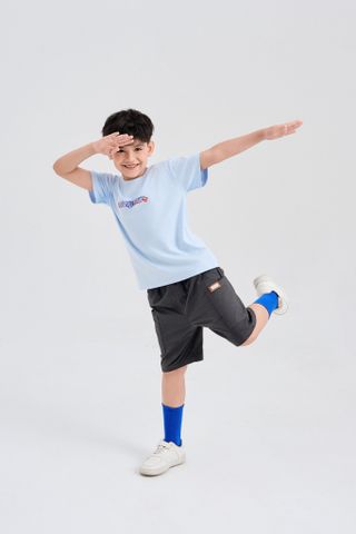 Áo thun tay ngắn siêu nhân Superman DC bé trai Rabity 100.005