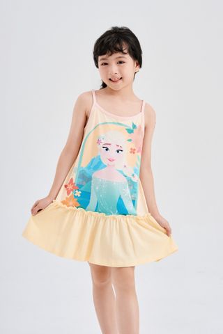 [Độc quyền Online] Đầm thun hai dây Elsa Disney bé gái Rabity 554.900